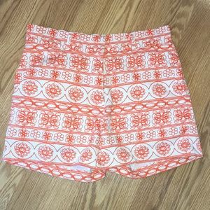 JW Styles‎ Collection Orange and White cotton Shorts size 4